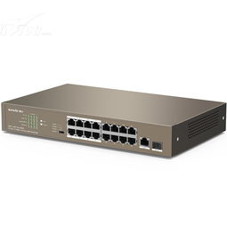 腾达TEF1118P 专为监控而生的16口百兆智能PoE交换机详解